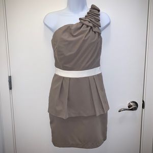 AKIRA One Shoulder Cocktail Dress